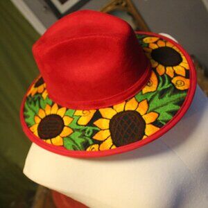 Traditional Mexican Embroidered rancher hat cowboy